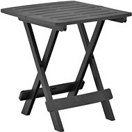 Folding garden table anthracite 45 x 43 x 50 cm plastic - Garden Table