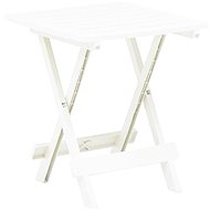 Folding garden table white 45 x 43 x 50 cm plastic - Garden Table