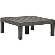 Garden table anthracite 78 x 78 x 31 cm plastic - Garden Table