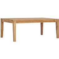 Garden Table 90.5 x 55.5 x 30.5cm Solid Teak Wood - Garden Table