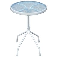 Bistro table gray 50 x 71 cm steel - Garden Table