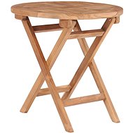 Folding garden table 45 cm solid teak wood - Garden Table