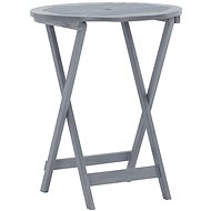Folding garden table 60 x 75 cm solid acacia wood - Garden Table