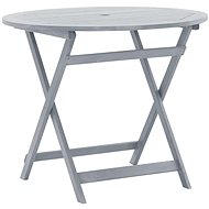 Folding Garden Table 90 x 75cm Solid Acacia Wood - Garden Table