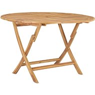 Folding Garden Table of  120cm Solid Teak Wood - Garden Table