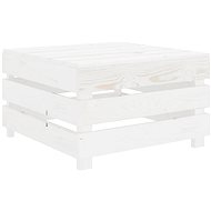 Garden pallet table white wood - Garden Table