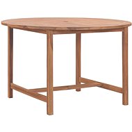 Garden Table 120 x 76cm Solid Teak Wood - Garden Table