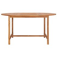 Garden Table 150 x 76cm Solid Teak Wood - Garden Table