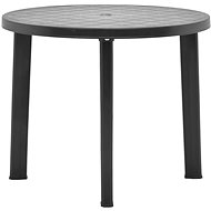 Garden table anthracite 89 cm plastic - Garden Table