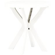 Bistro table white O 70 cm plastic - Garden Table