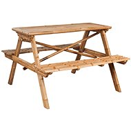 Picnic Table 120 x 120 x 78cm Bamboo - Garden Table