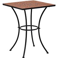 Mosaic bistro table terracotta 60 cm ceramic - Garden Table