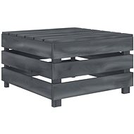 Garden table made of gray wood pallets - Garden Table