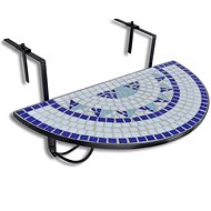 Hanging table on the balcony blue-white mosaic - Garden Table
