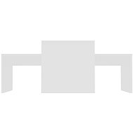 Set konferenčních stolků bílý 100x48x40 cm dřevotříska - Konferenční stolek