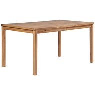 Garden Table 150 x 90 x 77cm Solid Teak Wood - Garden Table