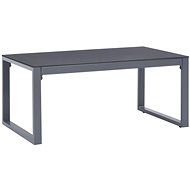 Konferenční stolek 90x50x40 cm hliník - Konferenční stolek