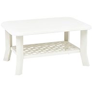 Konferenční stolek bílý 90x60x46 cm plast - Konferenční stolek