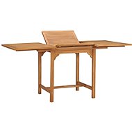 Folding Garden Table (110-160) x 80 x 75cm Solid Teak - Garden Table