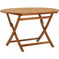 Folding Garden Table 120cm Solid Acacia Wood - Garden Table