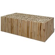 Konferenční stolek, pravý teak, 90x50x35 cm - Konferenční stolek