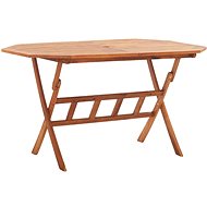 Folding Garden Table 135 x 85 x 75cm Solid Acacia Wood - Garden Table
