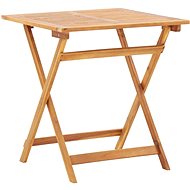Folding Garden Table 70 x 70 x 75cm Solid Acacia Wood - Garden Table