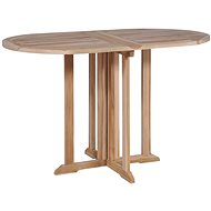 Folding Garden Table Butterfly 120 x 70 x 75cm Solid Teak - Garden Table