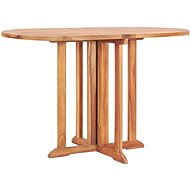 Folding Garden Table Butterfly 120 x 70 x 75cm Solid Teak - Garden Table