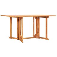 Folding Garden Table Butterfly 150 x 90 x 75cm Solid Teak - Garden Table