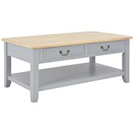 Konferenční stolek šedý 100x55x40 cm dřevo - Konferenční stolek