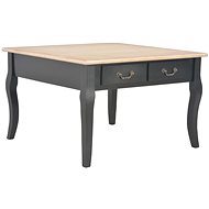 Konferenční stolek černý 80x80x50 cm dřevo - Konferenční stolek