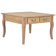 Konferenční stolek hnědý 80x80x50 cm dřevo - Konferenční stolek