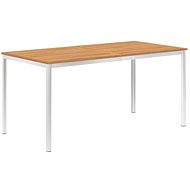 Garden Dining Table 160x80x75cm Solid Teak and Stainless-steel - Garden Table
