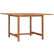 Garden Table 120 x 120 x 75cm Solid Teak Wood - Garden Table
