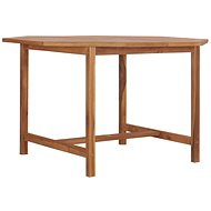 Garden Table 120 x 120 x 75cm Solid Teak Wood - Garden Table