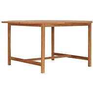 Garden Table 150 x 150 x 75cm Solid Teak Wood - Garden Table