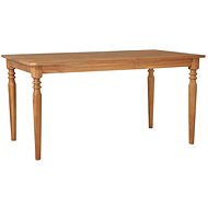 Garden Table 150 x 90 x 75cm Solid Acacia Wood - Garden Table
