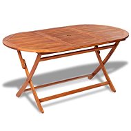 Garden Table 160 x 85 x 75cm Solid Acacia Wood - Garden Table