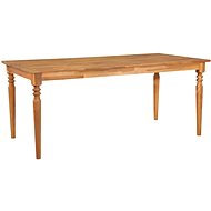 Dining Table 170 x 90 x 75cm Solid Acacia Wood - Garden Table