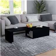 Coffee table black 150x50x35 cm chipboard - Coffee Table