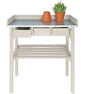 Esschert Design Garden Work Table White CF29W - Garden Table