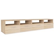 TV table, 2 pcs, chipboard, 95x35x36 cm, oak 275111 - TV Table