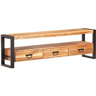 TV table 150x30x45 cm solid acacia wood 320789 - TV Table