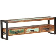 TV table 150x30x45 cm solid recycled wood 320790 - TV Table