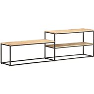 TV table 180x30x50 cm coarse mango wood 321620 - TV Table