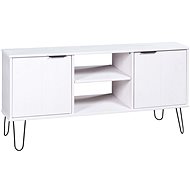 TV table New York Range white solid pine 321145 - TV Table