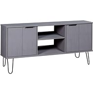 TV table New York Range gray solid pine 321146 - TV Table