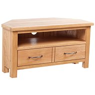 TV table with drawer 88x42x46 cm solid oak wood - TV Table