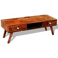 TV table / sideboard with 2 drawers solid sheesham wood 40 cm - TV Table